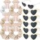 Satin Bridesmaid Scrunchies Bachelorette Hair Ties Set of 6 sunglasses Bridal Shower No Damage Hairties ideas Gift for Wedding Party Favors Bridesmaid Proposal Gifts (White&amp;Champagne)