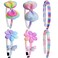 Glitter Headbands for Girls Butterfly Sparkly Hair Bands with Teeth Bows Flower Sequin Hairband for Toddler Girl(6pcs)