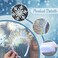 Christmas Headband White Snowflake Hair Bands Glitter Snowflake Rhinestone Headpiece 2025 New Year Hair Accessories for Women Girls Christmas Happy New Year Winter Party Supplies