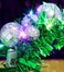Uranian Light Up Disco Ball Headbands Mirror Balls Hair Bands LED Green Tinsel Hair Hoop Festival 70s Party Costume Hair Accessories for Women