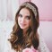 Oriamour Silver Wedding Headbands Crystal Bridal Headpieces For Women Wide Bridal Headbands (Gold)