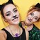 Cat Ears Headband for Women Cute Black Cat Ears Adult Glitter Kitten Hair Bands Halloween Cat Costume Party Cosplay Daily Hair Accessories