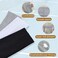 3PCS Headbands for Women Non Slip Elastic Sweat Hairbands Fashion Sports Hair Bands Soft Cloth Fabric Stretchy Headband for Workout Yoga Running