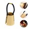 LALAFINA Ponytail Cuff Holder Metal Circle Elastic Hair Ties Hair Cuff Holder Rings Rubber Bands Holder Hair Holder Accessory for Women Girls