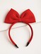 Huachi Red Bow Headbands for Women, Cute Big Bow Headband Hair Accessories,Hairbands Adults Teens Party Decoration
