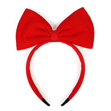 Huachi Red Bow Headbands for Women, Cute Big Bow Headband Hair Accessories,Hairbands Adults Teens Party Decoration