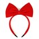 Huachi Red Bow Headbands for Women, Cute Big Bow Headband Hair Accessories,Hairbands Adults Teens Party Decoration
