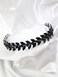 Green Rhinestone Headband Wedding Hair Accessories for Brides Tiaras for Women and Girls Goddess Costume Hair Decoration Party Prom Bridesmaid Gifts(Black)