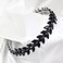 Green Rhinestone Headband Wedding Hair Accessories for Brides Tiaras for Women and Girls Goddess Costume Hair Decoration Party Prom Bridesmaid Gifts(Black)