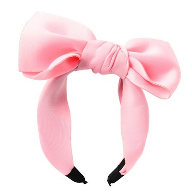 Hairband - Headband with Big Bow, Pink, for Women and Girls, Hair Accessories for Party and Cosplay