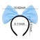 Hair Band, Blue Bow Headband - 1pcs Hair Accessories for Women Girls, Hairband for Halloween Christmas Party Cosplay Costume Gifts
