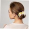 Hawaiian Hair Scrunchy for Women Floral Ponytail Hair Tie with Bow Tropical Hair Accessories for Beach Parties and Everyday Wear