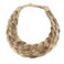 Braided Headband 5 Strands Synthetic Classic Chunky Elastic Braid Headband Women Ms Bohemian Trendy Hair Braid (Sandy Blonde)