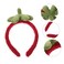 PRETYZOOM Strawberry Shampoo Strip Skincare Headband Spa Headbands for Women Headband for Washing Face Facial Headbands Makeup Hair Accessories Skin Care Headbands Cute Spa Hair Band