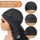 Alicoco Headband Wig Curly Headband Wigs for Women 180% Density Water Wave Glueless Wig Synthetic half Wig with Headbands Attached (26 Inch, 4#)