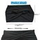 Hexchasty 2Pcs Turban Headbands for Women Thick Fashion Boho Stretchy Cute Extra Wide large Headbands Fabric Knotted Cloth Twisted Headband Head Wraps for Womens Girls Yoga Black