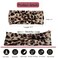 Hjiaruiky 4Pcs Turban Headbands for Women Boho Stretchy Fashion Headbands Fabric Twist Knotted Cloth Cute Thick Headband Head Wraps for Womens Girls Yoga Black Leopard