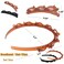 Double-layer Bang Hairstyle Headband - 1 Pack Elegant Headband with 2 Pack Hair Clips, Hair Twister Tool Accessories for Women's Curly, Straight, Thick Hair (Brown)