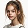 6-Pack Multi-Color Plastic Skinny Headbands with Teeth Comb for Women and Girls