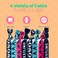 Sportybella Wrestling Hair Ties - No Crease Hair Elastics, Wrestler Gift