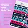 Sportybella Wrestling Hair Ties - No Crease Hair Elastics, Wrestler Gift