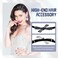 Lawie 8 Pack Rhinestone Flower Butterfly Bowknot Crown Rhinestone Jeweled Sparkly Black Metal Headbands Velvet Covered Thin Hair Bands with Teeth Non Slip Hair Clasp Holder Accessories for Women Girls