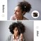 20 Pieces Large Cotton Stretch Hair Ties Bands Rope Ponytail Holders Headband for Thick Heavy or Curly Hair, 6.5 cm in Diameter (Multicolor)