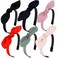 Jaciya Bow Headbands for Women Thin Headband with Bow Bunny Ears Girls Hair Accessories Solid Color