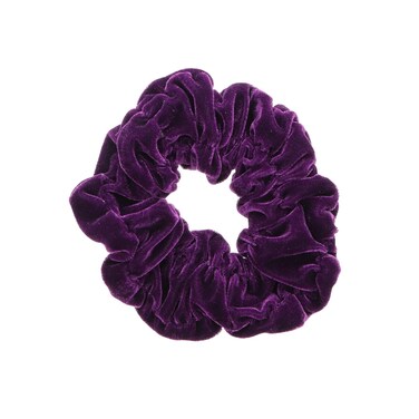 Purple Jumbo Velvet Scrunchy