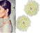 Mogra White Gajra Hair Accessories Gajra Rubber Band for Women (Pack of 2)(White)
