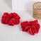 Mulberry Silk Scrunchies for Hair,Red Silky Stain Sleep Scrunchy No Damage Elastic Hair Ties Bands Ponytail Holder Accessories for 90s Women Girls Xmas Valentines Gift