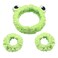 Soft Spa Headband and Wristbands for Face Washing, Cute Frog Makeup Headbands Elastic Skincare Hair Band Shower Head Wraps Hair Accessories for Women Girls
