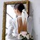 2 Pcs Knotted Bow Satin Hair Scrunchie Hair Scarf with Tail Hair Scrunchies Elastic Hair Scarf Ponytail Holder for Women and Girls (White)