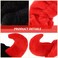 LALAFINA 2Pcs Devil Horn Headband Facial Spa Headbands Cosmetic Makeup Headband Soft Elastic Makeup Hairbands for Women Girl Washing Face Makeup (Black, Red)