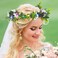 Light Up Flower Headband Crown for Women Flower Wreath Headbands Hair Accessories Bridal Costume Photo Props