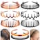 8Pcs Headbands for Women Girls Non Slip Skinny Plastic Curly Hair Bands for Men Women&rsquo;s Thin Thick Hair 90s Brown Black Zig Zag Headband with Teeth Hair Accessories Diademas Para Mujer de Moda