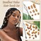 NAISKA 45 Pcs Wooden Hair Jewelry for Braids Locs Dreadlock Accessories - HAIR ACCESSORIES - Hair Clips for Women Girls Festival Hairstyle Decoration