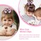4 Pcs Hair Bows for Girls, Cow Print Hair Bows Cute Glitter Hair Clips Cow Hair Barrettes Ribbon Hair Accessories for Women(Pink)