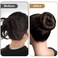 cobee Hair Bun Maker, Donut Bun Maker for Long Hair, French Twist Hair Fold Wrap Snap, Bun Hair Tool for Women and Kids(4 Pcs Set)