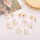 24 Pcs Gold Hair Jewelry for Braids Metal Alloy Braid Clips Rhinestone Hair Braids Dreadlock Non-Piercing Ear Clip Beard Beads for Women Men Hair Accessories Styling Jewelry Tools