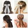 2Pack Satin Hair Bow Clips, Ribbon Hair Clips for Women &amp; Girls, Cute Hair Clips Bows
