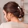 Fish Bone Hair Clips Rose Gold Metal Hair Accessories for Women Girls Elegant Fishbone Shape Hair Claw Clips Shiny Hairpins Strong Hold Nonslip Hair Clip for Thick or Thin Hair Goddess Look 1 Pcs