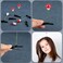 Framendino, 30 Pack Mushroom Sprout Hair Clips Cute Mushroo Clip Red Hairpin Funny Plant Accessories Women Party (Red)