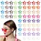 60pcs 1.18" Hair Clips, Cute Snap Star Hair Accessories for Women, Girls, Kids - Small No-Slip Hairpins, Hairclips in Multicolors