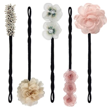 NASAMA 4Pieces Hair Bun French Hairstyle Twist Bun Maker, Elegant bun Effortlessly Lazy hair curler for Women Girls (colour mixture3/5pcs)