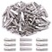 200Pcs 1.25 inch/ 3.2 cm Alligator Hair Clips Bulk Silver Single Prong Hair Clips For Bows Making Hair Pins For Sectioning Hair Styling And Sectioning Hairdressing DIY Crafts
