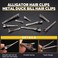 200Pcs 2.20 inch / 5.6 cm Alligator Hair Clips Bulk Silver Single Prong Hair Clips For Bows Making Hair Pins For Sectioning Hair Styling And Sectioning Hairdressing DIY Crafts