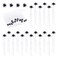 Swpeet 40Pcs Black U-Shaped Crystal Hair Pins Rose Flower Rhinestone Hair Clips Hair Accessories for Bridal Wedding Women Hair Jewelry Accessories, with Storage Bag