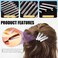 Swpeet 200Pcs 2.6inch - 6.5cm Alligator Hair Clips Kit, Perfect for Metal Duck Bill Hair Clips Flat Top Single Prong Hairpins for Hair Styling DIY Accessories