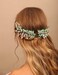 Jumwrit Wedding Hair Clips Rhinestone Bridal Hair Barrettes Silver Handmade Headpiece Wedding Hair Accessories for Bride and Bridesmaid(2PCS)